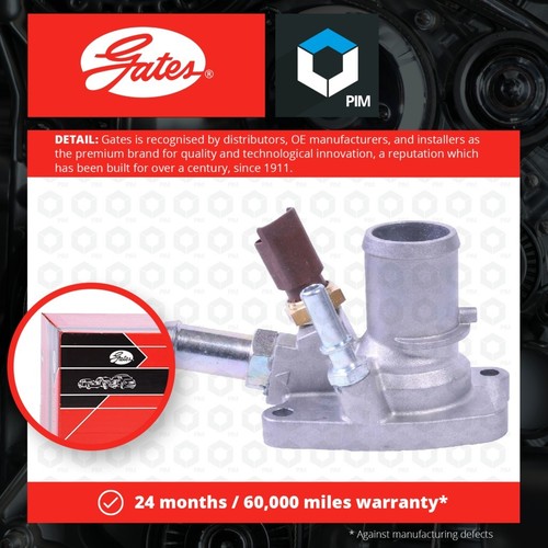 Coolant Thermostat fits FIAT FIORINO 225 1.4 2009 on 350A1.000 Gates 55194029