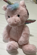 Kid Connection 12-Inch Pink Unicorn Plush Soft Cuddly Stuffed Animal Kids New