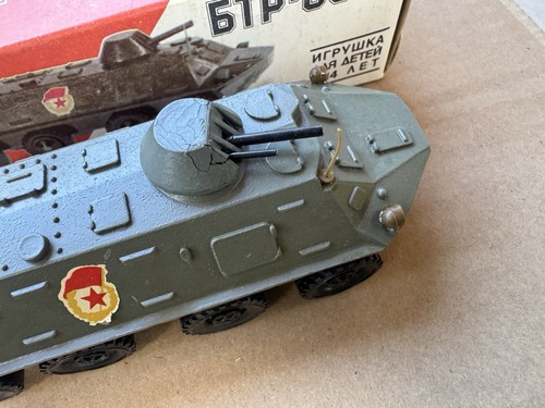 Full Set 6 Pc Vtg Made Russian Military Tanks Artillery 1:43 Soviet Wargame Unit - Picture 23 of 24