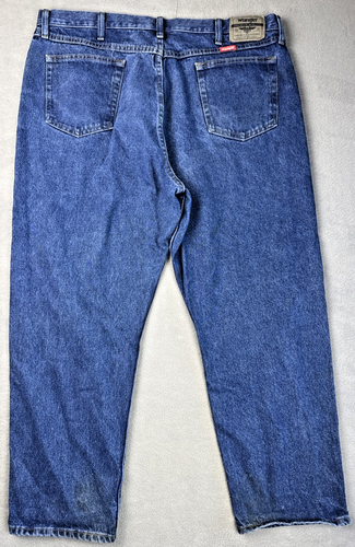 Wrangler Relaxed Fit Jeans Mens 42x30 Utility Workwear Wide Leg Loose Baggy Y2K - Picture 2 of 10