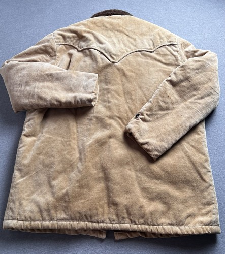 H Bar C Ranchwear Jacket Mens Brown Sherpa Lined Coat Western Cowboy Vintage - Picture 22 of 24