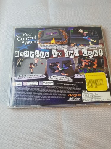 ECW: Anarchy Rulz (Sony PlayStation 1, 2000) probado en caja original - Imagen 2 de 6