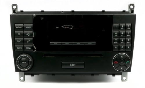 Mercedes Benz Clase C 2007 radio AM FM disco único reproductor de CD identificación de pieza A2038707389 - Imagen 2 de 4