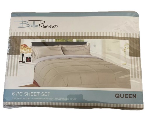 Bella Russo 6-teiliges Queen-Size-Bettwäscheset