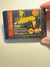 MTV's Beavis and Butt-Head (Sega Genesis, 1994) TESTED. WORKS