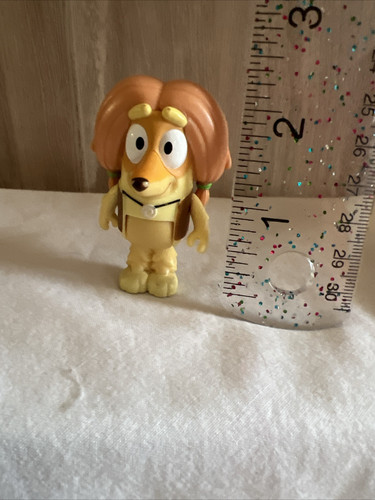 Indy Bluey action figure toy cartoon dog Disney TV show hippie girl Afghan Hound - Bild 5 von 5