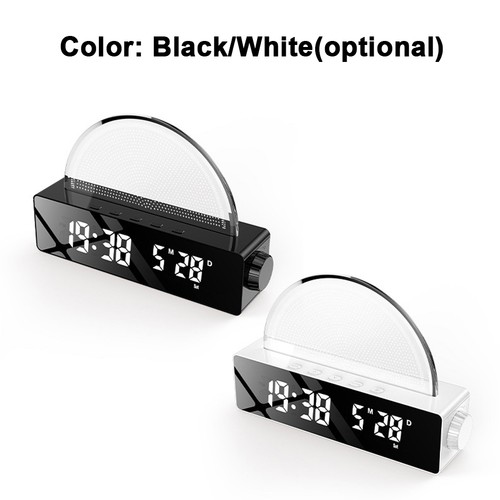 Colorful Alarm Clock Morning Wake Up Alarm Sunrise Simulator Bedroom Night HQYV - Bild 3 von 13