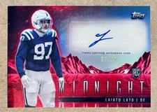 2024 Topps Midnight - Laiatu Latu (RC) Horizon Auto /99 #RHS-LL  COLTS 