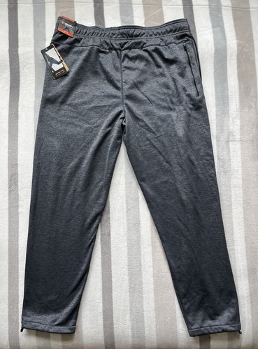 NUEVO CON ETIQUETAS Pantalones de Baloncesto And1 Tech Fleece Para Hombres Calce Ajustado Ébano Gris Jaspeado XL NUEVO - Imagen 7 de 7