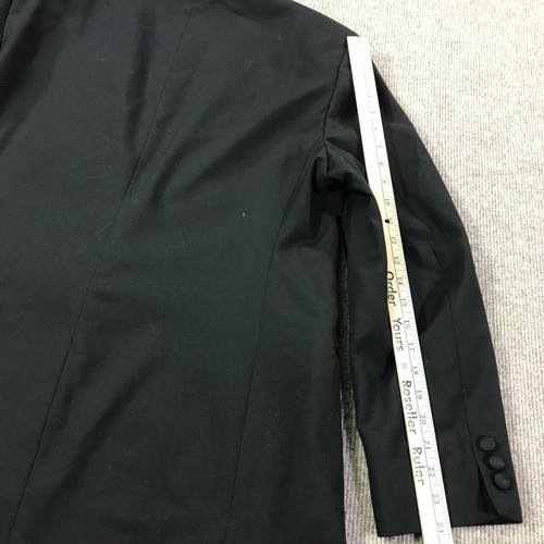 After Six Tuxedo Jacket Mens 44R Black One Button Peak Lapel Formal Made in USA - Picture 11 of 17
