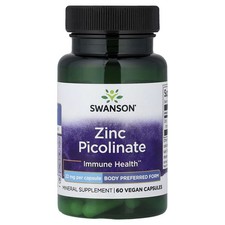 Swanson Zinc Picolinate 22 mg 60 Caps