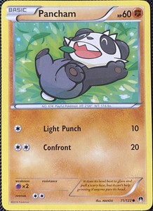 Pancham 71/122 Breakpoint Regular - Pokémon Card