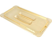 Carlisle 10470U13 1/3 Size Amber Stor Plus™ High Heat Cover