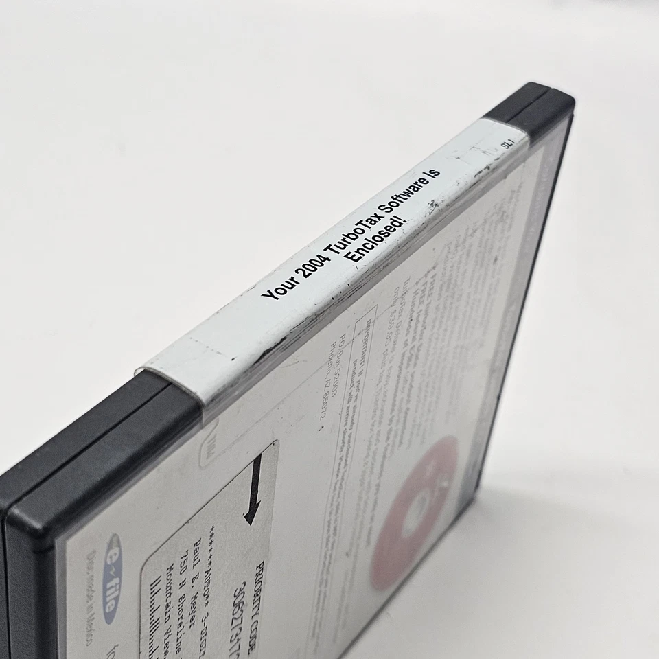 TurboTax Deluxe For 2004 Tax Year State & Federal Filing Software NEW SEALED - Image 2 of 3