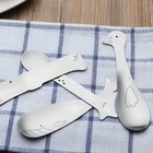 4pcs Stainless Steel Kids Spoon Cartoon Ice Cream Scoop Stirring Spoon Creative