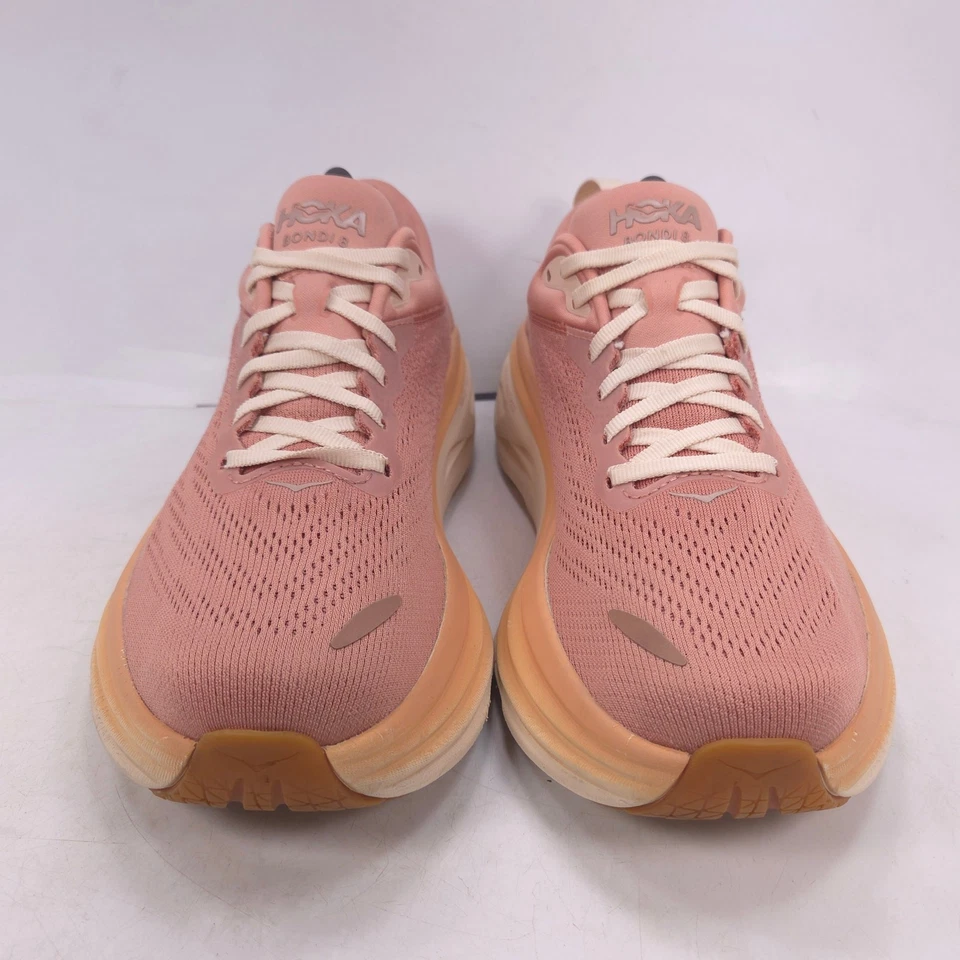 Zapato deportivo para correr Hoka One One Bondi 8 para mujer talla 9,5 F27224D rosa Foto 2 de 4
