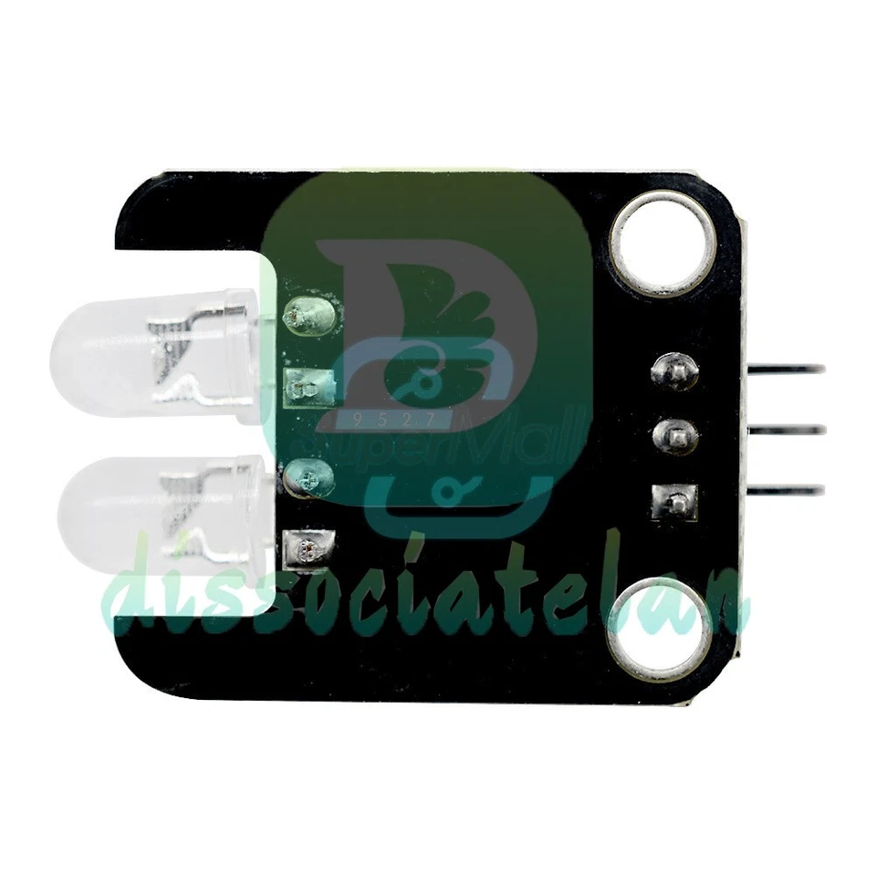 2 Channel IR Infrared Two-Way Transmitter Module Sensor LED Indicate for Arduino - Bild 2 von 4