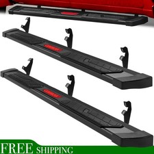 Fit 2019-2026 Ford Ranger Super Crew Cab 6 Running Boards Blk Side Steps Fit 2019-2026 Ford Ranger Super Crew Cab 6 Running Boards Blk Side Steps