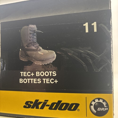 Ski-Doo New OEM, Waterproof Abrasion Resistant Tec+ Boots, Men's 11, Black - Picture 12 of 12