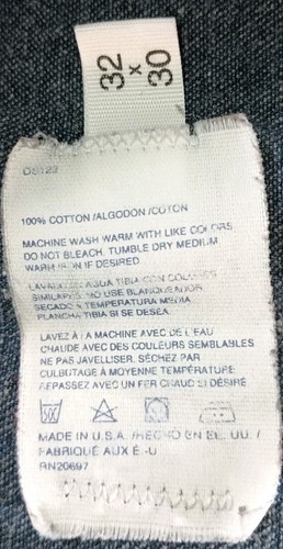 Dickies Herren Baumwolle Denim Latz Carpenter Latzhose - 32x30 dunkle Waschung hergestellt in den USA - Bild 13 von 21