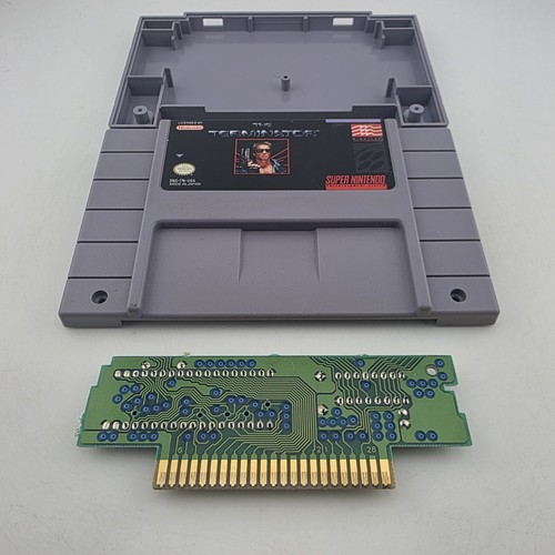 The Terminator - Solo cartucho - Super Nintendo Snes - 1991 - Limpio - Probado - Imagen 3 de 9