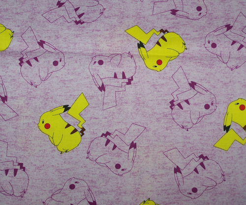 9"x21" Pokemon *100% Cotton* fabric scrap