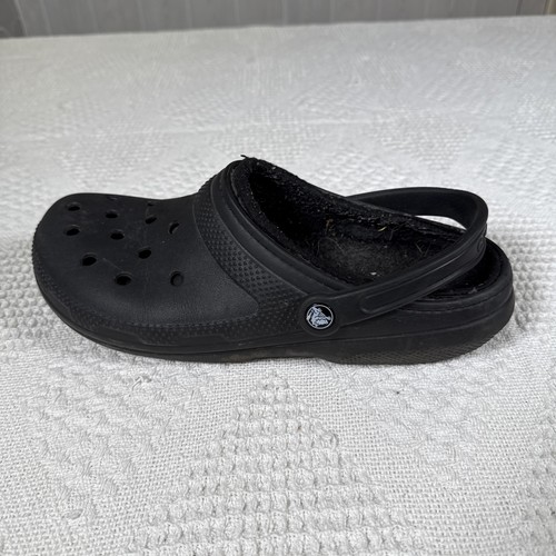 Crocs Dual Comfort Nero Slip On Crocs Foderato in Pelliccia Uomo 10 - Foto 5 di 15