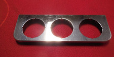 Vintage Stewart Warner 2 18 Gauge 3 Gauge Dash Panel With Light Socket Panel