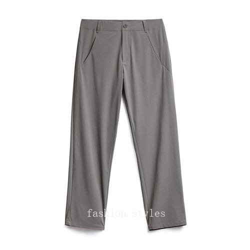 Ropa de Trabajo Americano Informal Delgado Informal Pantalón de Vestir Pantalones Hombres Primavera/Verano Recto - Imagen 11 de 13