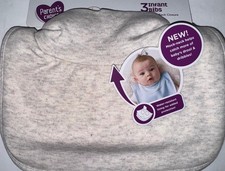 2 Parent's Choice Newborn/Infant 3 Pack Unisex Unique Mock-Neck Drool Bib Set