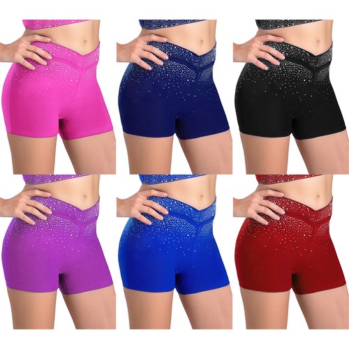 Kinder Mädchen Unterhose Sportunterteil Wettkampf Shorts Ballett Activewear Yoga - Bild 2 von 47