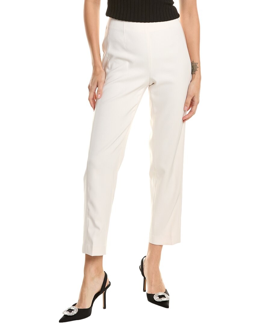 Anne Klein Pull On-Голливудские брюки женские белые 4