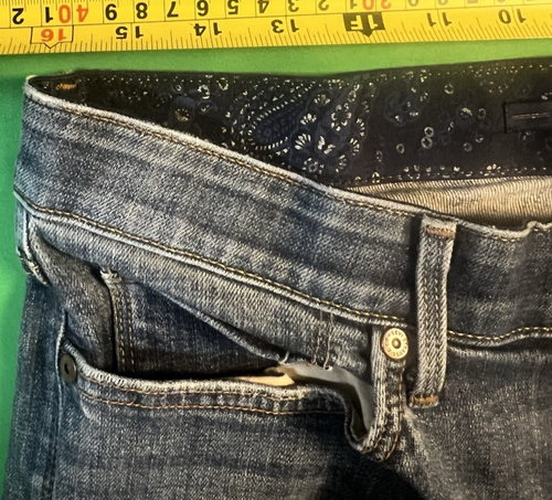 Levi’s 525 Perfect Waist Bootcut Jeans Damen 12 Medium Wash Pattentaschen Y2K - Bild 3 von 7