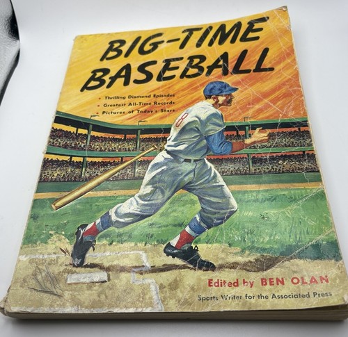 Vintage 1961 Big Time Baseball, Ben Olan, Hart Pub, SC