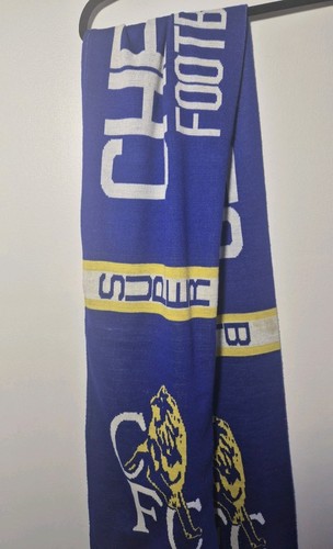 Bufanda de fútbol Chelsea vintage CFC Galaxy Sports recuerdo oficial 86" - Imagen 7 de 7