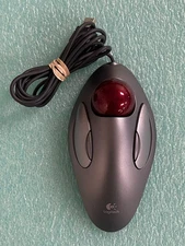 Logitech T-BC21 Optical Trackball Mouse USB Wired 810-000767 | O784
