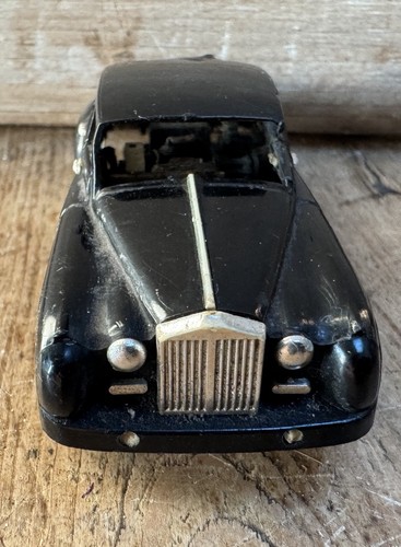Vintage Minic Motorways Slot Car By Tri-any, Rolls Royce Silver Cloud In Black - Picture 2 of 13