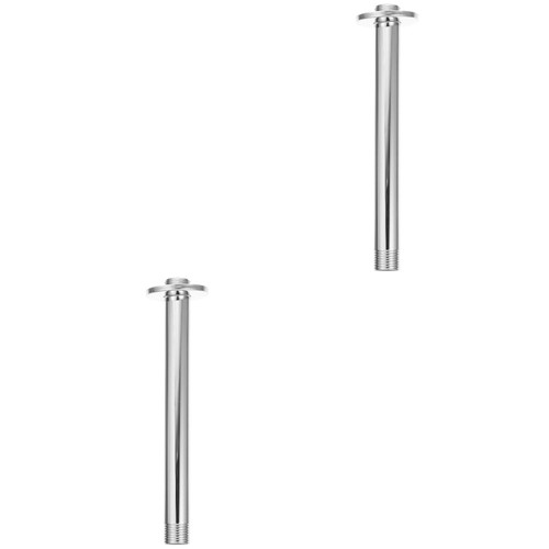 2pcs Shower Arm Stainless Shower Arm Bathroom Wall Mounted stainless shower arm - Bild 1 von 12