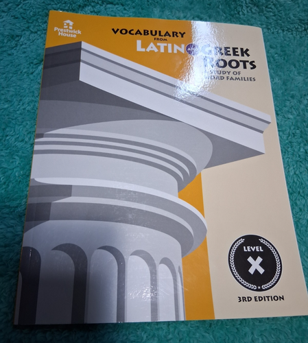 Vocabulary From Latin And Greek Roots A Study Of Word Families Lot Level X & XI - Bild 2 von 11
