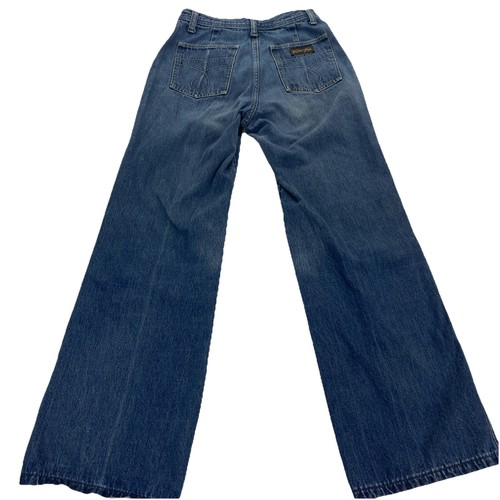 Vintage Taylor Togs Jeans Womens 26x30 Blue Denim Pants Talon Adult Flat Front - Picture 5 of 13