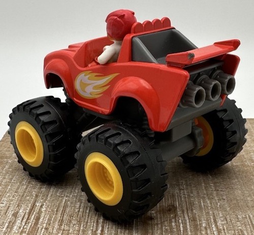 Blaze And The Monster Machines Blaze And AJ Diecast Truck Red Driver - Picture 7 of 14