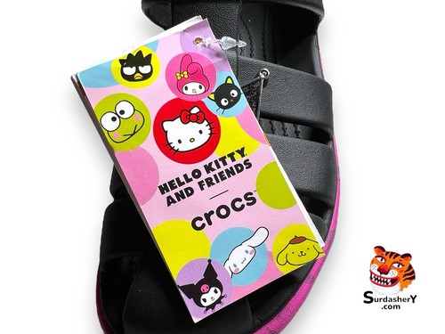 Sandalia Crocs Hello Kitty Sanrio My Melody Kuromi Stomp para mujer talla 9” - Imagen 16 de 24