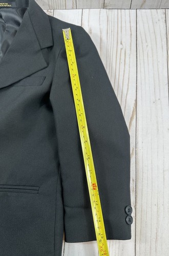 Arrow Boys Formal 2 Piece Suit Set Black Size 8 (Jacket And Pants) - Picture 13 of 23