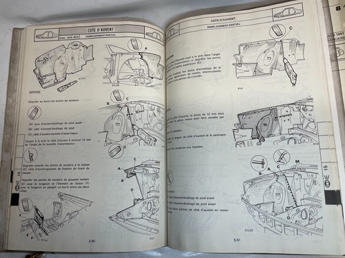 RENAULT 18 R18 - Manuel réparations carrosserie MR 211 (revue technique) - Picture 2 of 3