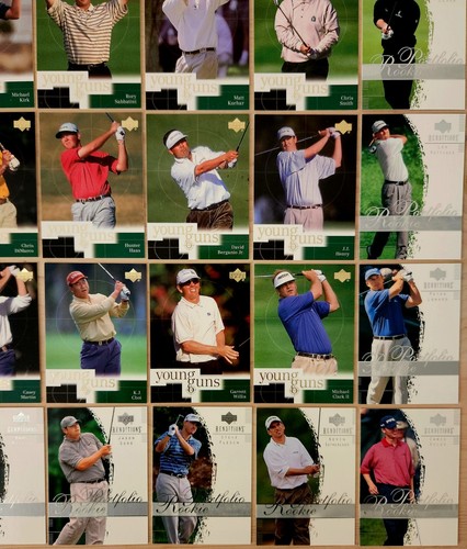 PGA Upper Deck Golf 36 Card Rookie Lot (2001-2004) - Picture 4 of 6