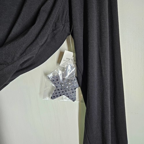 NUEVO Body Good American Low Down Deep V 5 2XL Negro Sumergir Nuevo con Etiquetas - Imagen 7 de 10