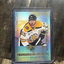 Justin Brazeau 2024-25 SP Authentic Spectrum FX Future Watch Level 2 Unscratched