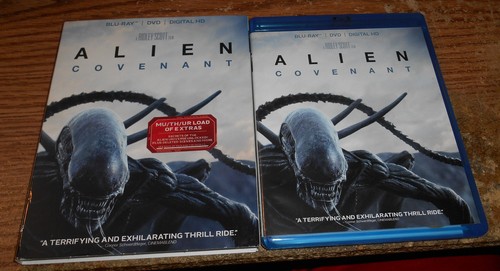 ALIEN COVENANT 2017 BLU-RAY + DVD / EIN RIDLEY SCOTT FILM / HORROR!