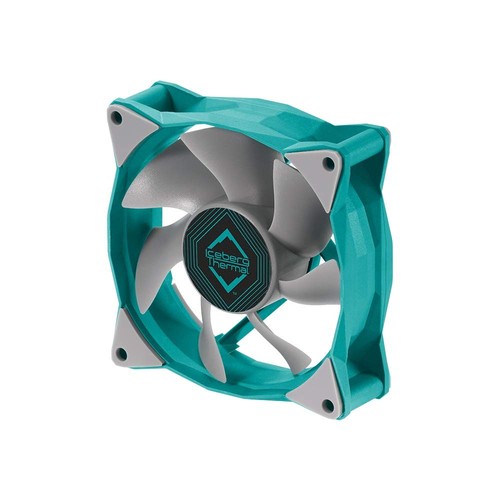 Iceberg Thermal IceGALE Xtra 80mm PWM Hochleistungs-Gehäuselüfter (Blaugrün)