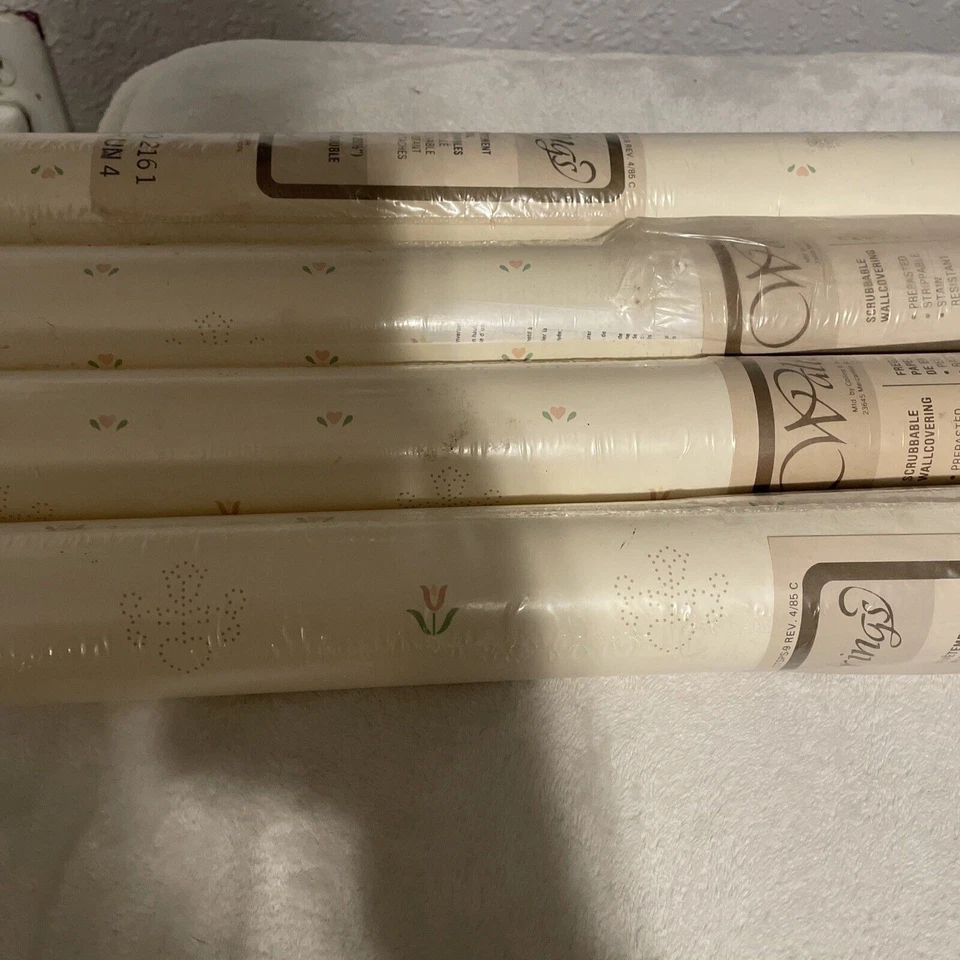 C&A Revestimientos de Pared Vinilo Prepasado Papel Pintado Bronceado con Hojas Florales 33' x 20.5" Foto 4 de 4